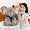 Cute Elephant Plush Toy With Soft Short Pile Fabric For Kids And Babies