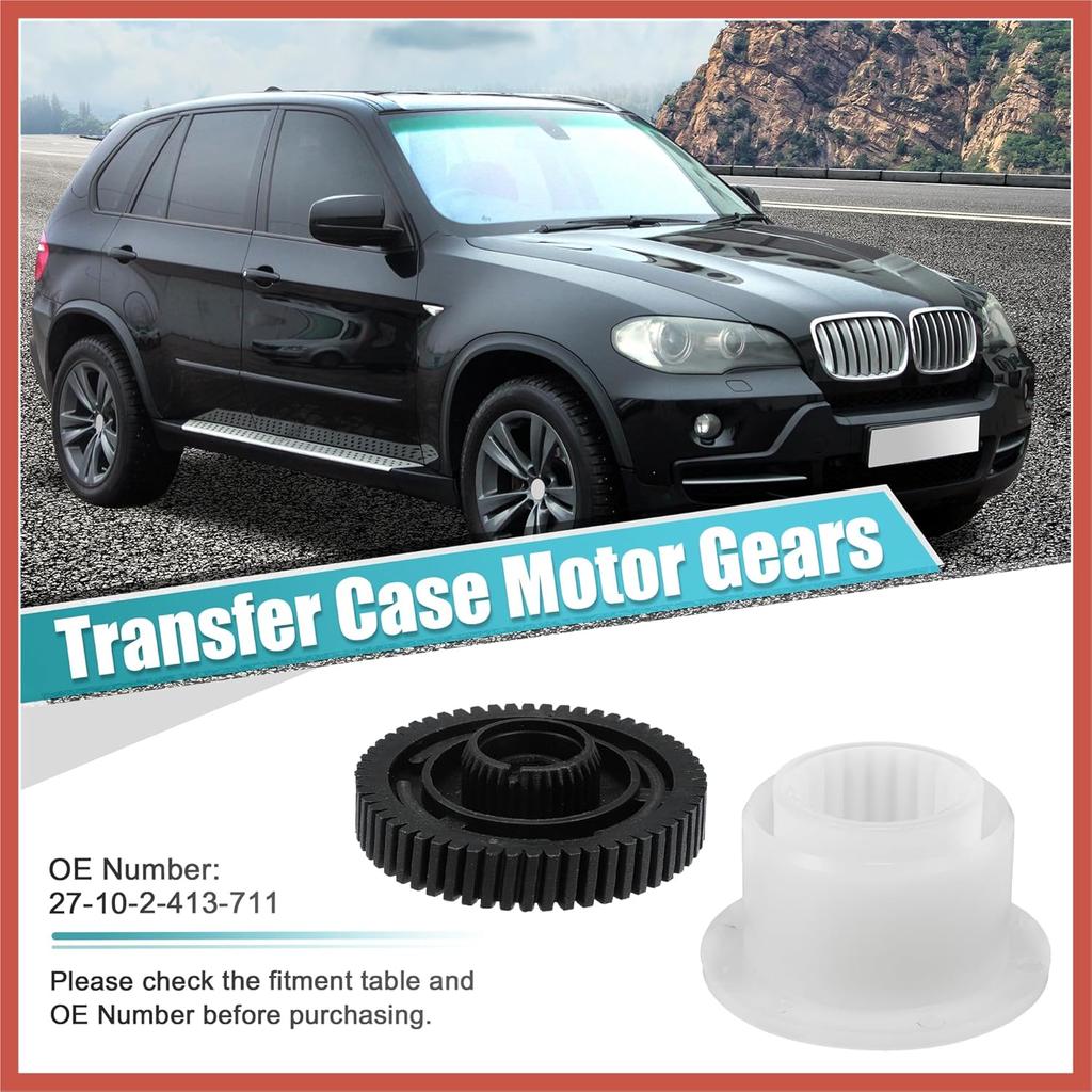 ACROPIX Transfer Case Motor Actuator Gears for BMW 323i 328i 335d 335i X3 X5 X6 2001-2013 Servomotor Repair Kit Replace 27-10-2-413-711 Car Parts