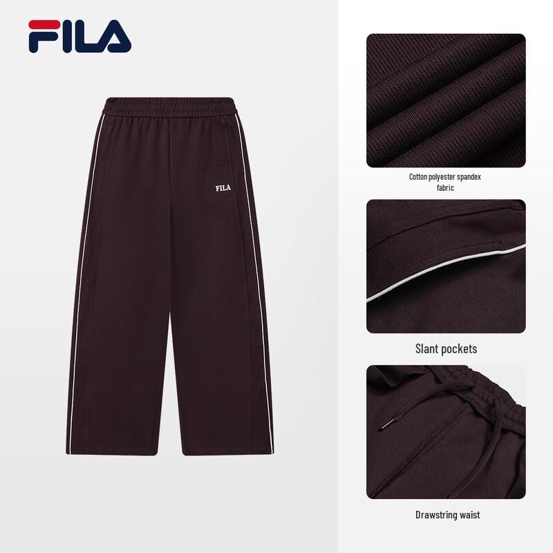 FILA Women s Knit Straight-Leg Pants M