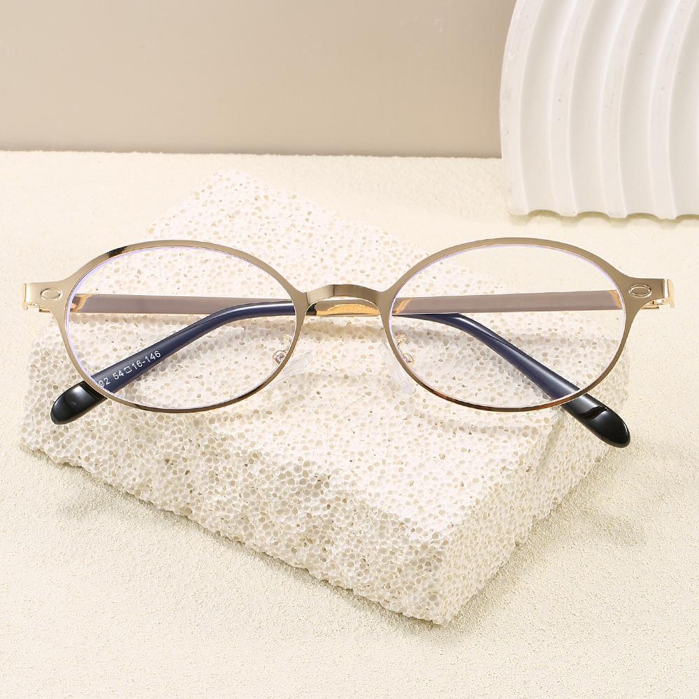 Hong Kong Style Women'S Sunglasses Oval Shape Uv400 Protection Men'S Sun Glasses Holiday Travelling Glasses For Women