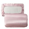 2pcs Satin Silk Sleeping Pillowcase Solid Color Pillow Cover  Pillow Protector