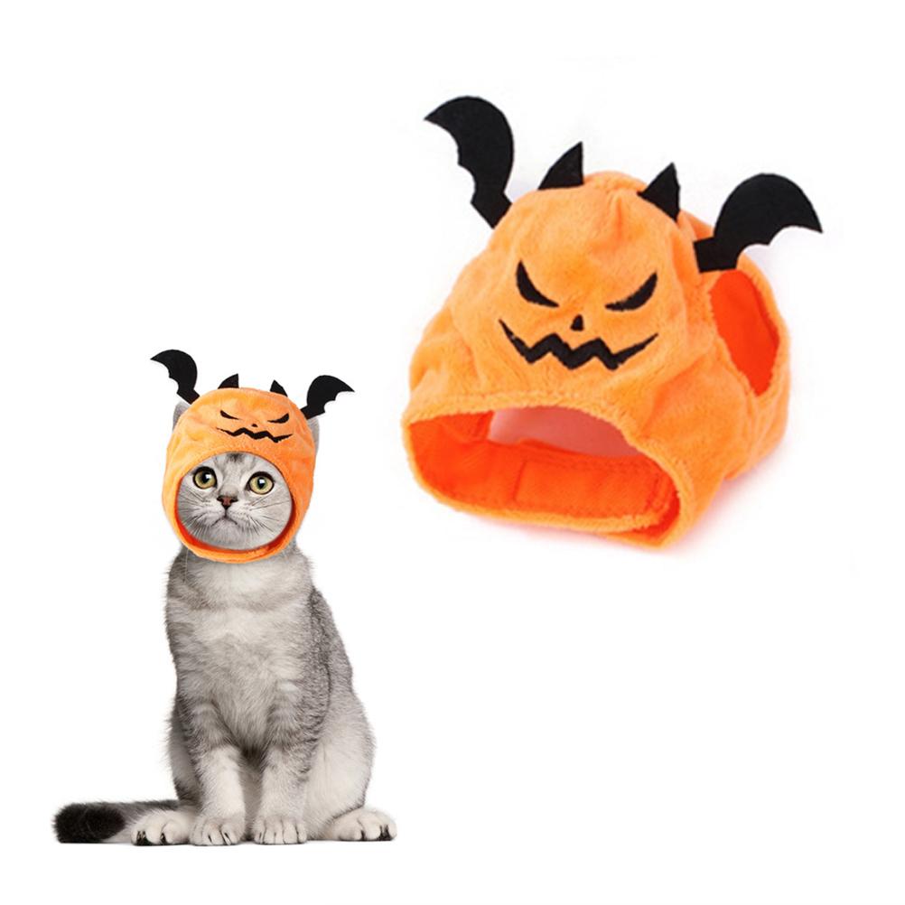 Halloween Cat Dog Cosplay Bat Hat Cute Pet Cosplay Party Costume Cat Dog Dress Up Bat Hat