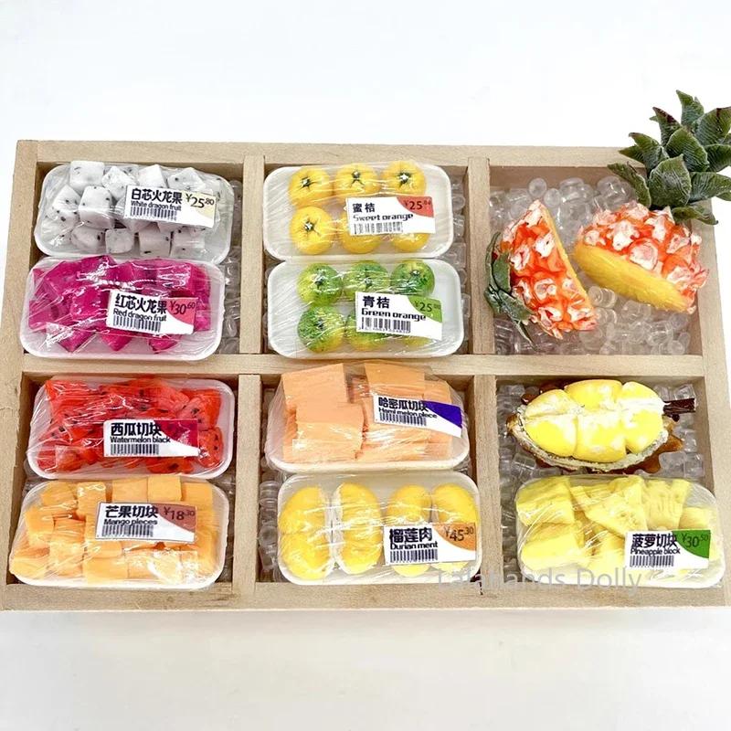 Dollhouse Miniature Items Food Simulation Fruit Miniature Food Playing Model OB11 Dollhouse DIY Furniture Decoration Accessories