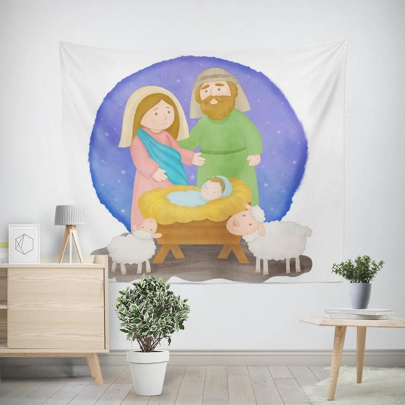 Новогодняя рождественская тематика Пингвин Снеговик Узор Гостиная Спальня Декоративный — фото 3