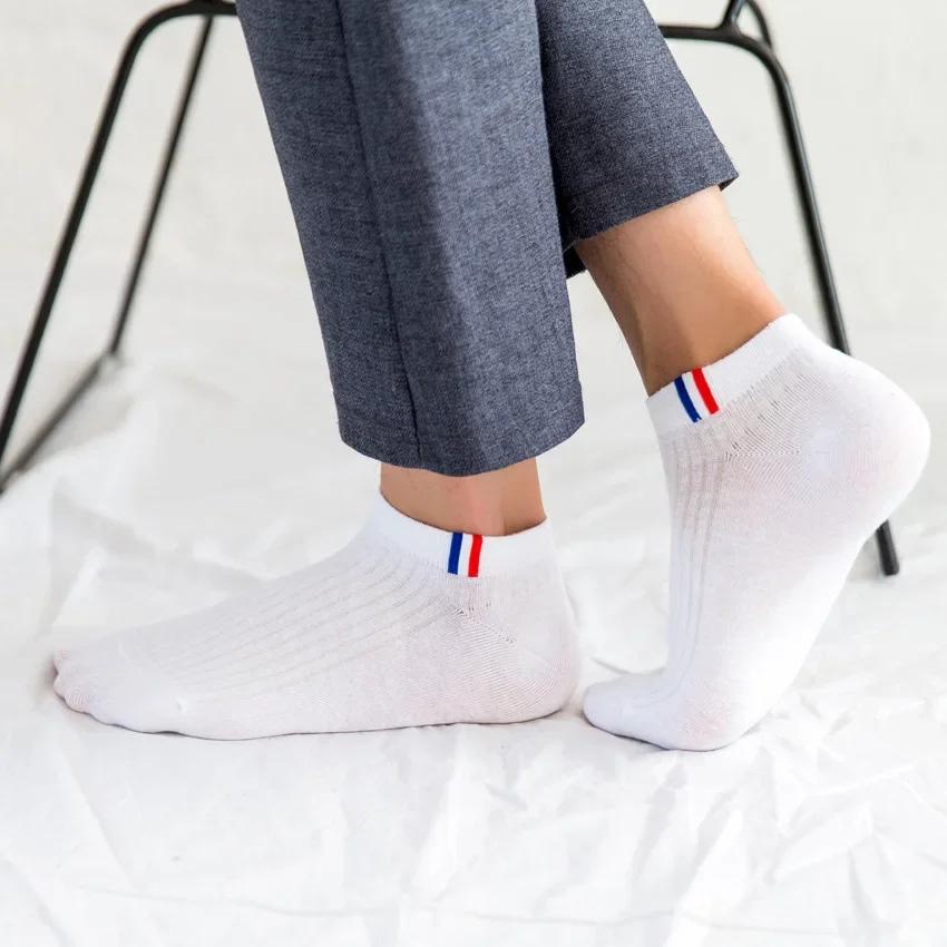Mens Boat Socks Low Tube Socks Summer Cotton Sports Sweat Absorbing Breathable Comfortable Thin Basketball Socks Aezy0066
