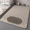 Non-Slip PVC Bath Mat  Rectangular Massage Shower and Bathroom Safety Rug