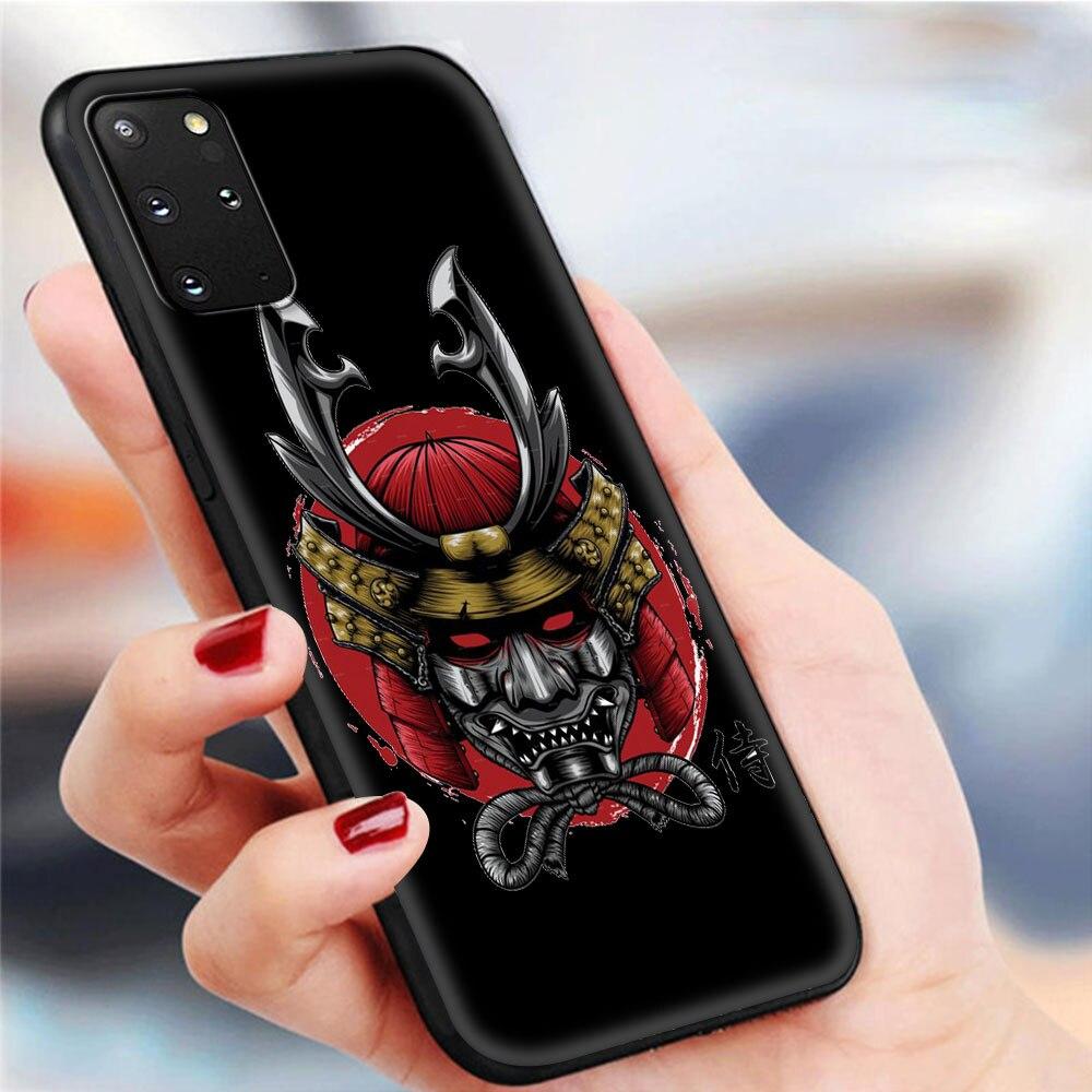 Japan Samuraj Ninja Mobilskal För Samsung Galaxy S20 FE S21 Ultra S20 S10 S9 Plus S10E S8 Mjukt silikon TPU Baksida