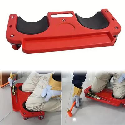 Rolling Knee Protection Pad with Wheels Built In Foam Padded Flooring Platform Rolling Knee Dolly For Car Repair Protecting Knee