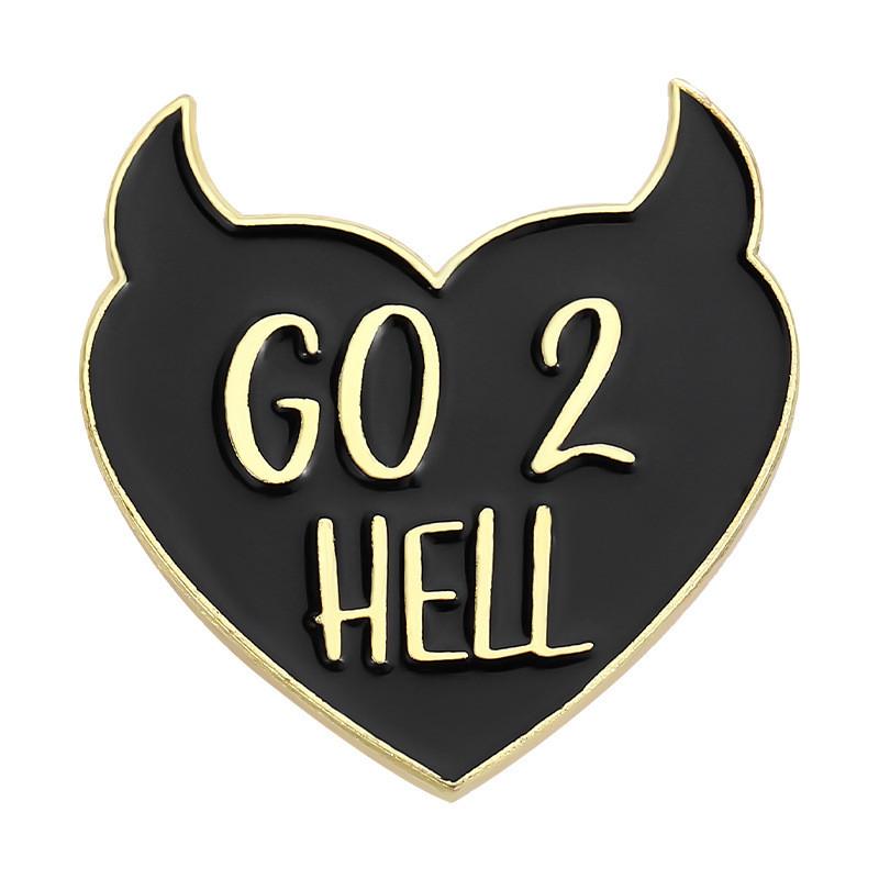 Creative Cartoon Cat Brooch Stylish Personalized Letter Pin For Fashion Accessories