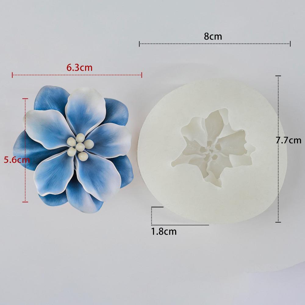 Silicone Aromatherapy Candle Mold 3D Baking Mold Creative Plaster Mold  Home Decor