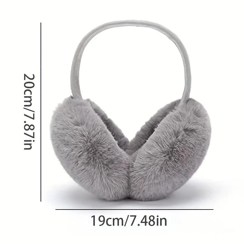 Solid Soft Plush Ear Keep Warmer Winter Earmuffs for Women Men Fashion Outdoor Earflap Protection Ear-Muffs Cover Good Effect