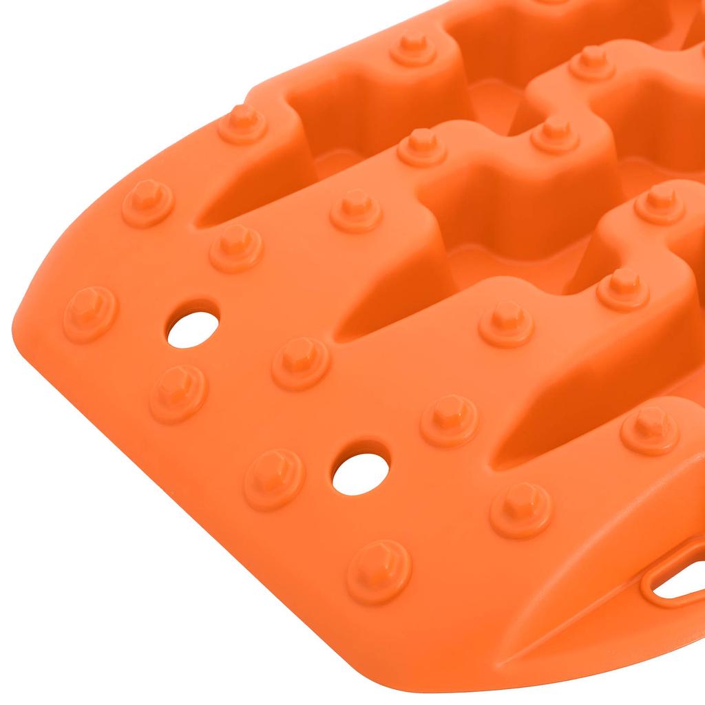Traction Plate 2 Pcs Orange 57.5x30.5x5.5 Cm Reinforced Nylon