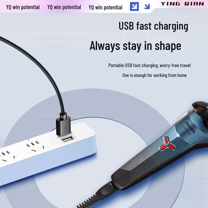 Cavo di Ricarica USB Universale WinQian per Rasoi Elettrici e Dispositivi di Grooming