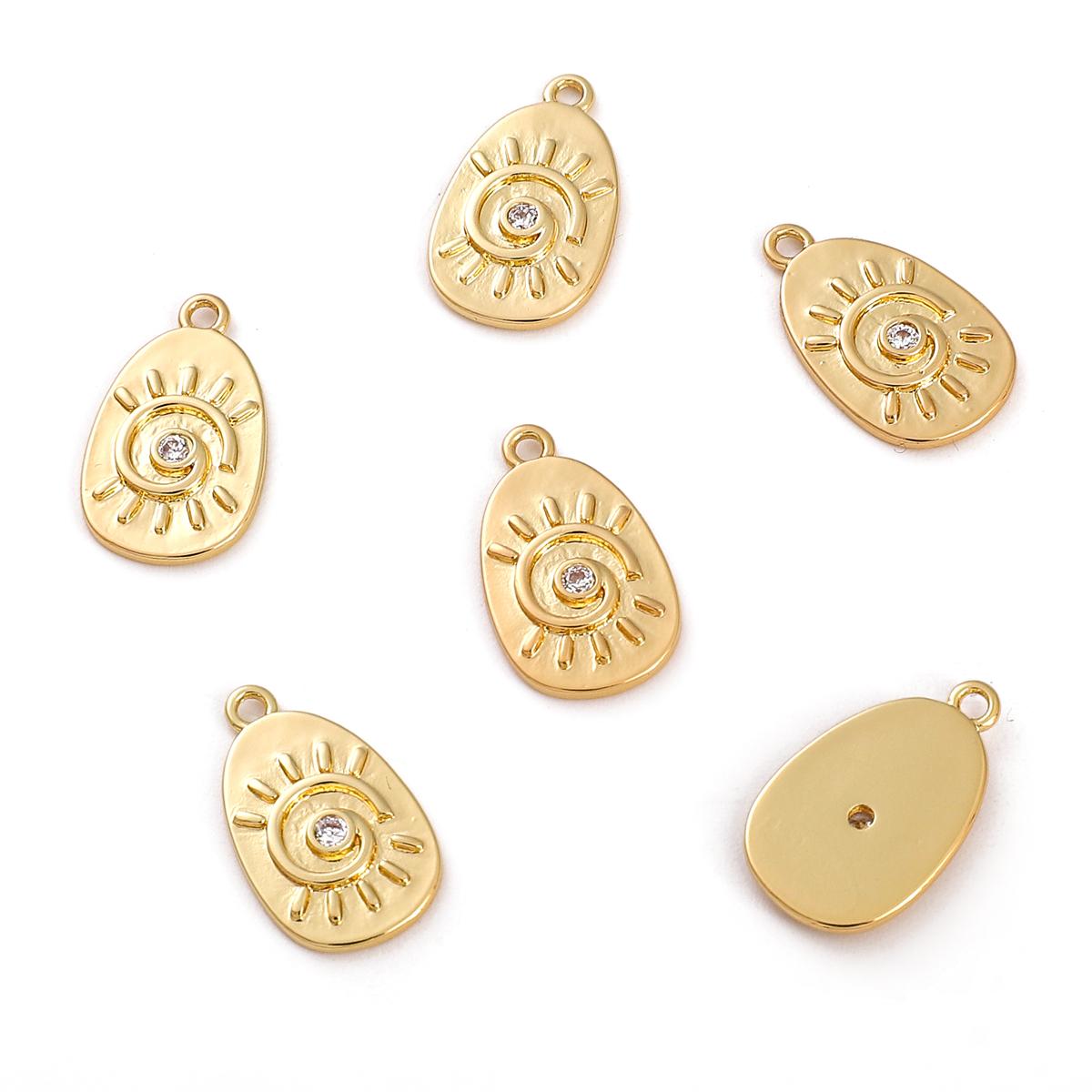 

Медный кулон «Принц Роза Солнце» для изготовления ювелирных изделий своими руками, аксессуары для рукоделия 10x17mm