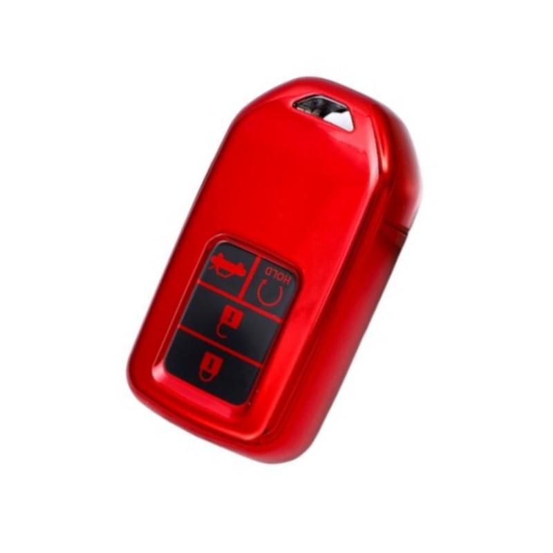 TPU Car Remote Key Cover Case for Honda Accord Civic CRV HRV Fit Freed Pilot Odyssey Vezel Key Holder Bag Fob Shell Protector