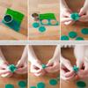 6Pcs/Set Stainless Steel Round Circle Shaped Cookie Cutter Biscuit Molds Silver