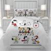 Snoopy 3D Duvet Cover Men women/Children KID Printing Disney Cartoon Bedding Set  Comforter Bed Soft