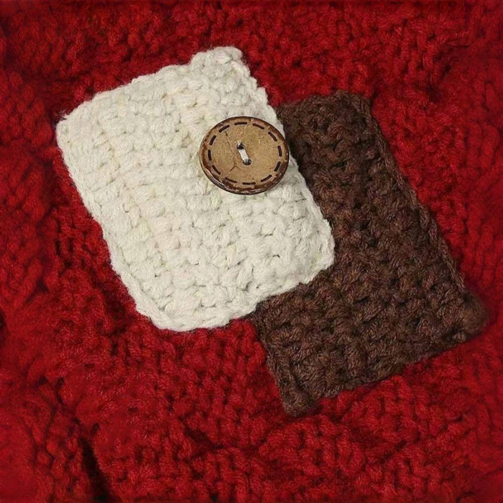 Warm Crochet Knitted Hat Long Tassels Lei Feng Hat Cute Knit Beanies  Girls