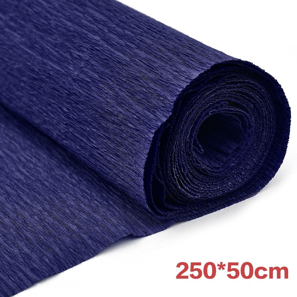 17 Colors 250x50cm Colored Crepe Paper Roll Origami Crinkled Crepe Paper Craft DIY Flowers Decoration Gift Wrapping Paper Craft