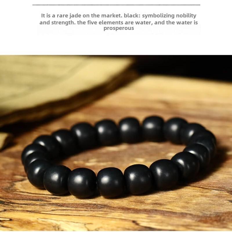 Hotan Jade Ink Jade Bracelet Natural Jade Bracelet Ornaments Gift