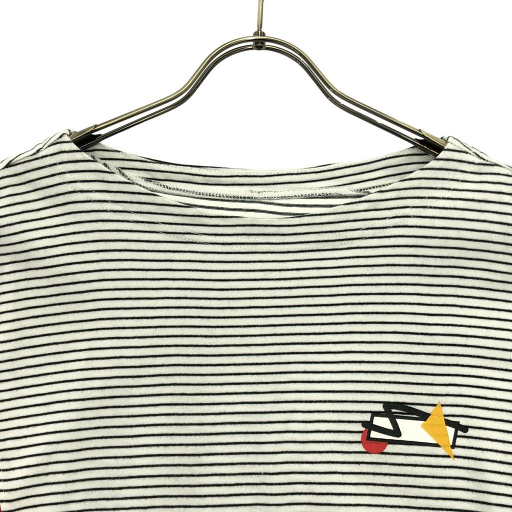 ADERERROR Border Pattern 7 Minutes Sleeve Cut 3 White Women Used