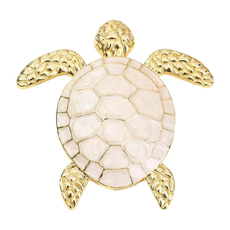 Unique Tortoise Design Brooch Lightweight Alloy Jewelry Lapel Pin For Business Outfit Birthday Gift