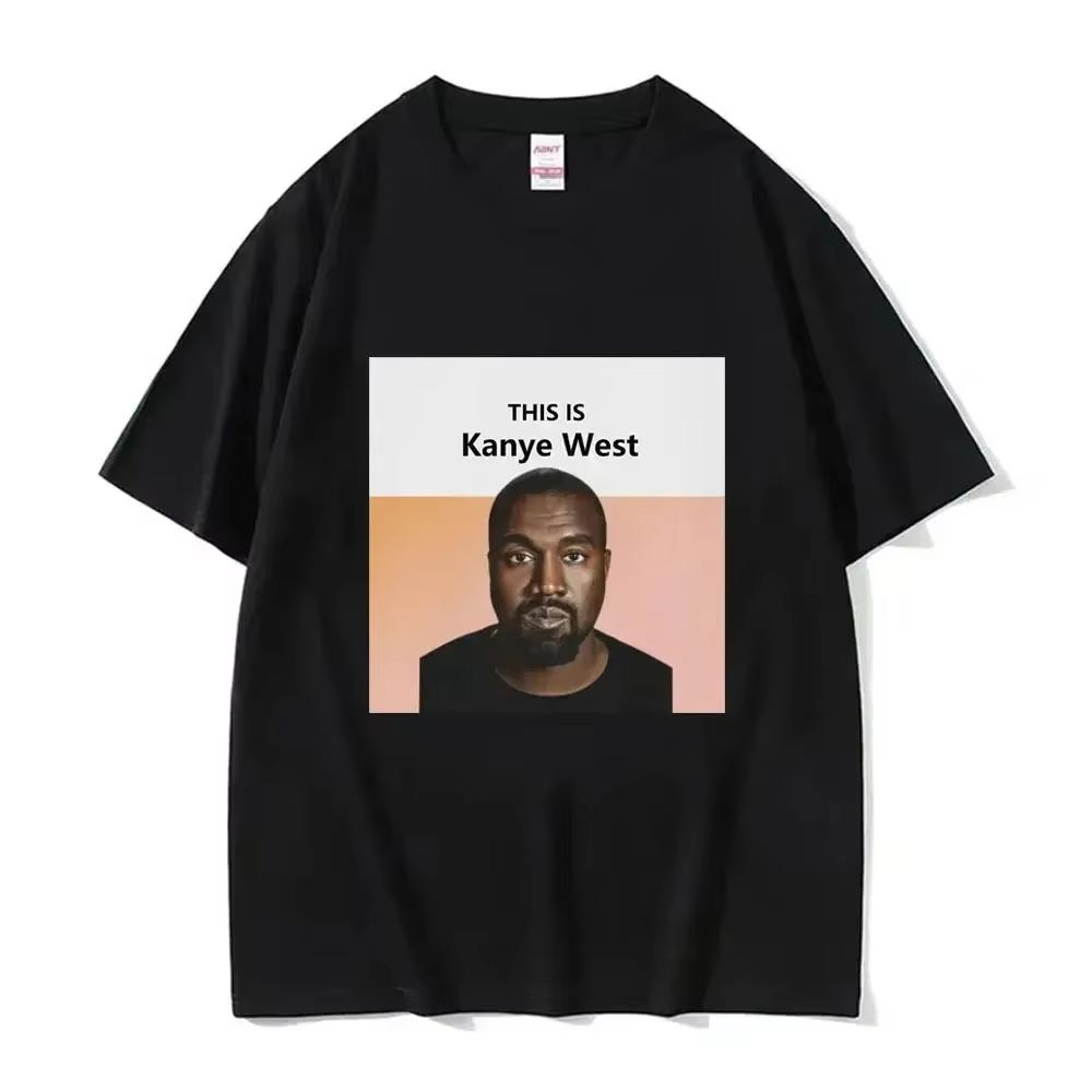2026 Funny Kanye West Meme TShirt Unisexs Fashion Vintage Hip Hop Rap Style Tshirt Unisex Women Short Sleeve Streetwear Top Tees