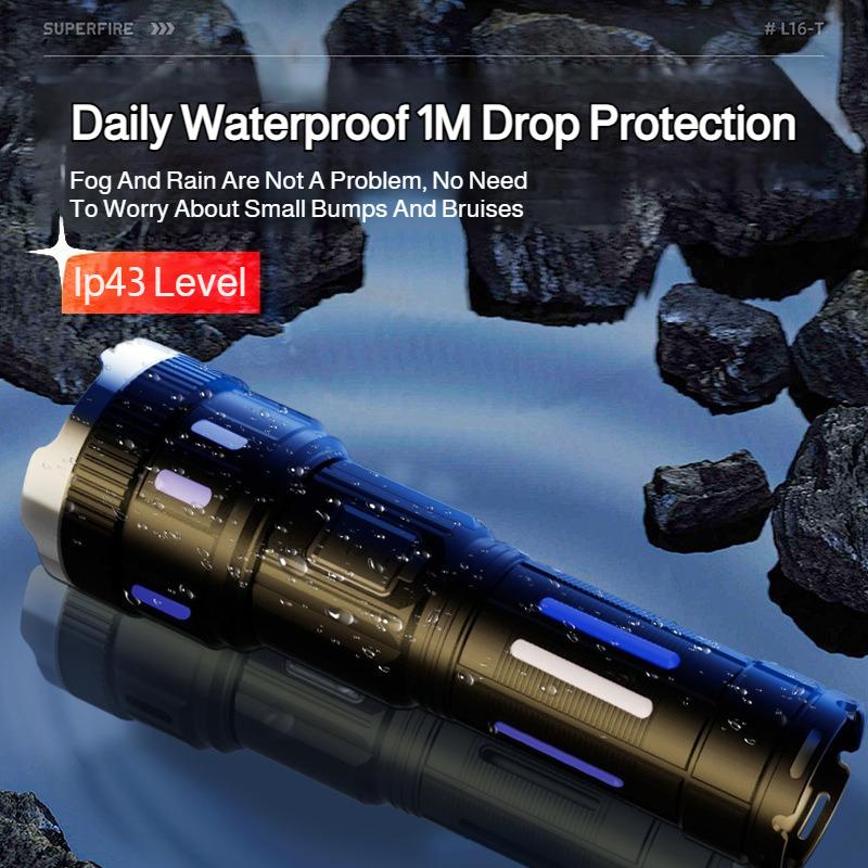 Multifunctional portable outdoor strong light rechargeable flashlight long range lamps flashlight