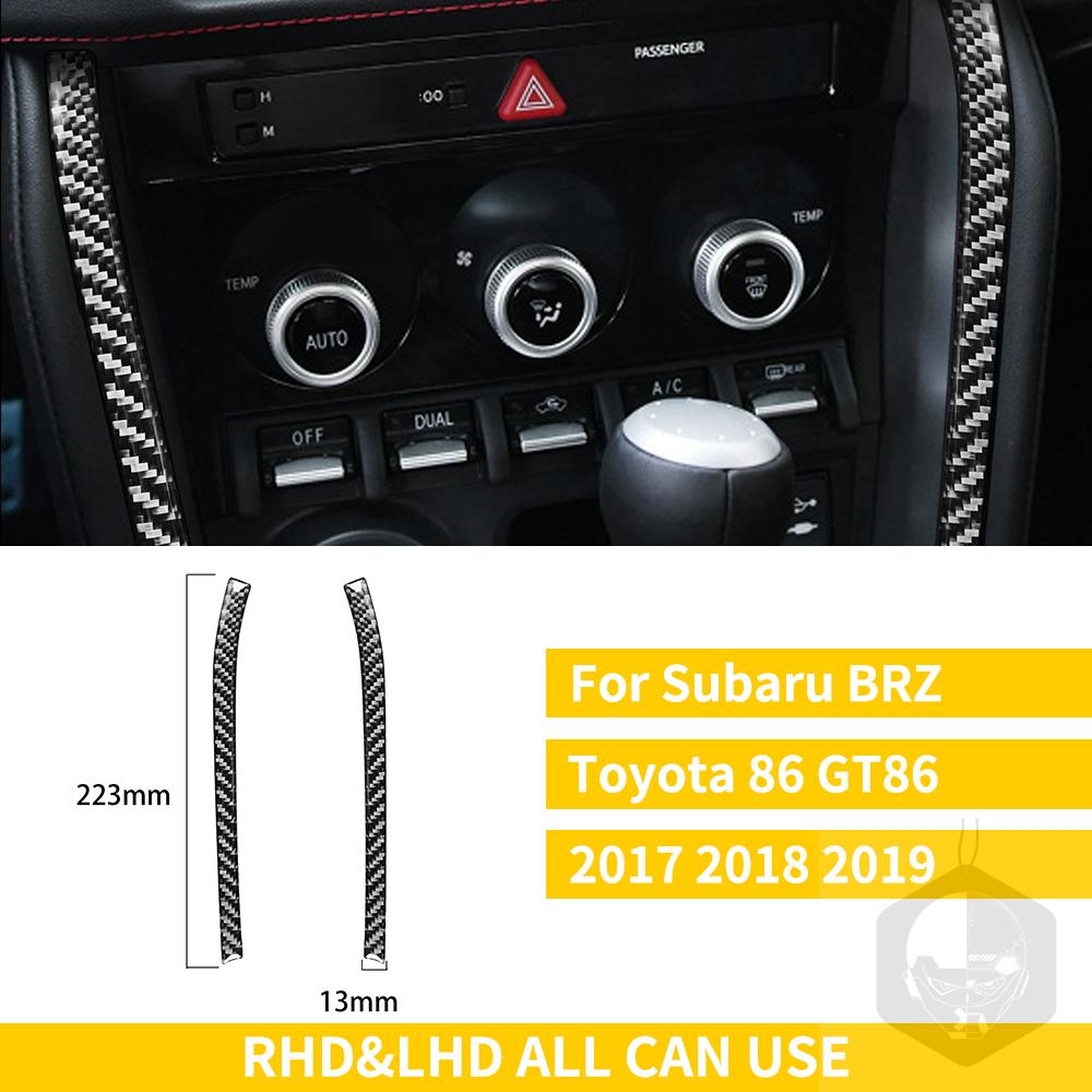 Pro Subaru BRZ Toyota 86 GT86 2017 2018 2019 Carbon Fiber Car příslušenství Držák řadicí páky Obložení klimatizace