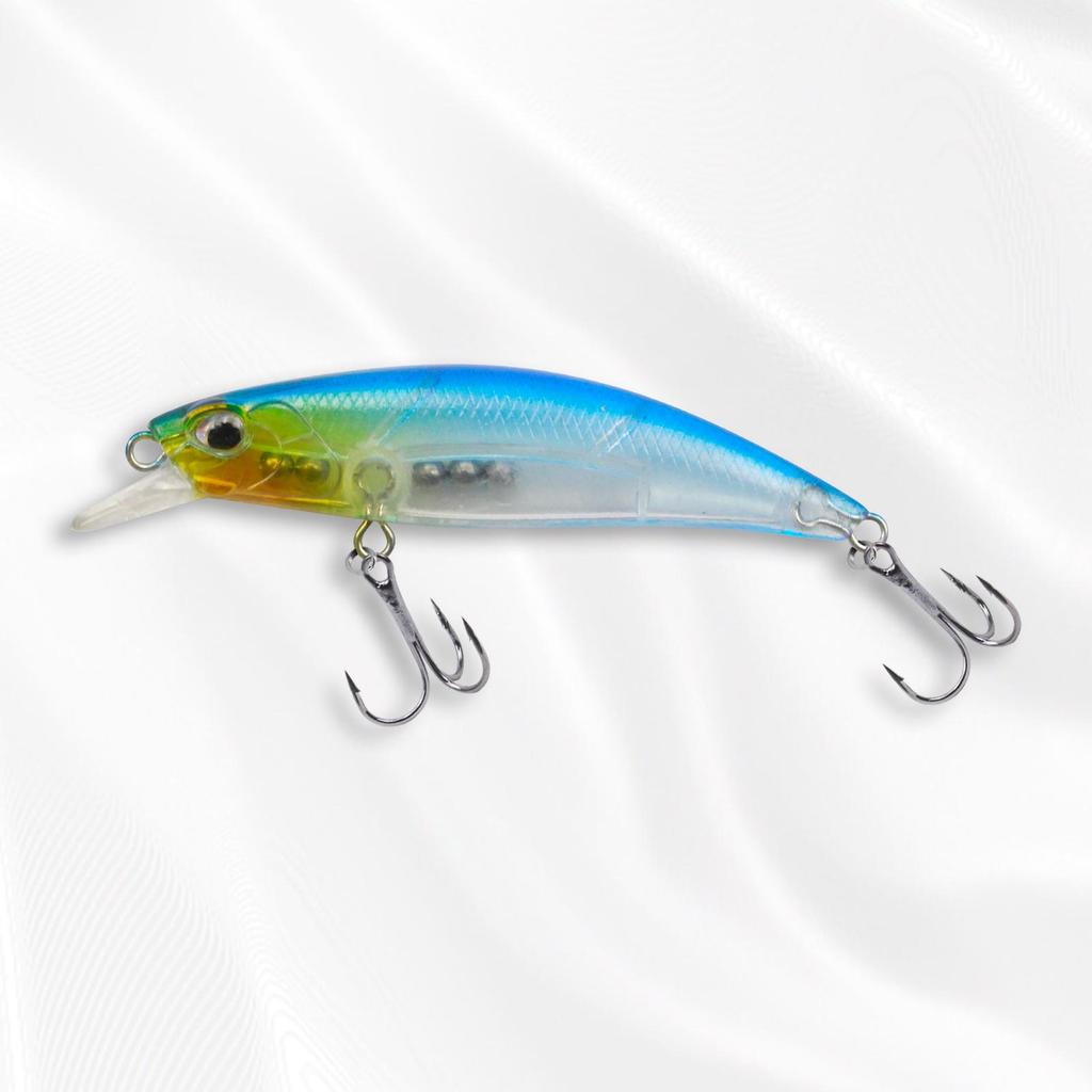 Premium Sinking Minnow Lure for Saltwater and Freshwater Fishing - Ideal for Aspius, Mandarin Fish, and Bass.