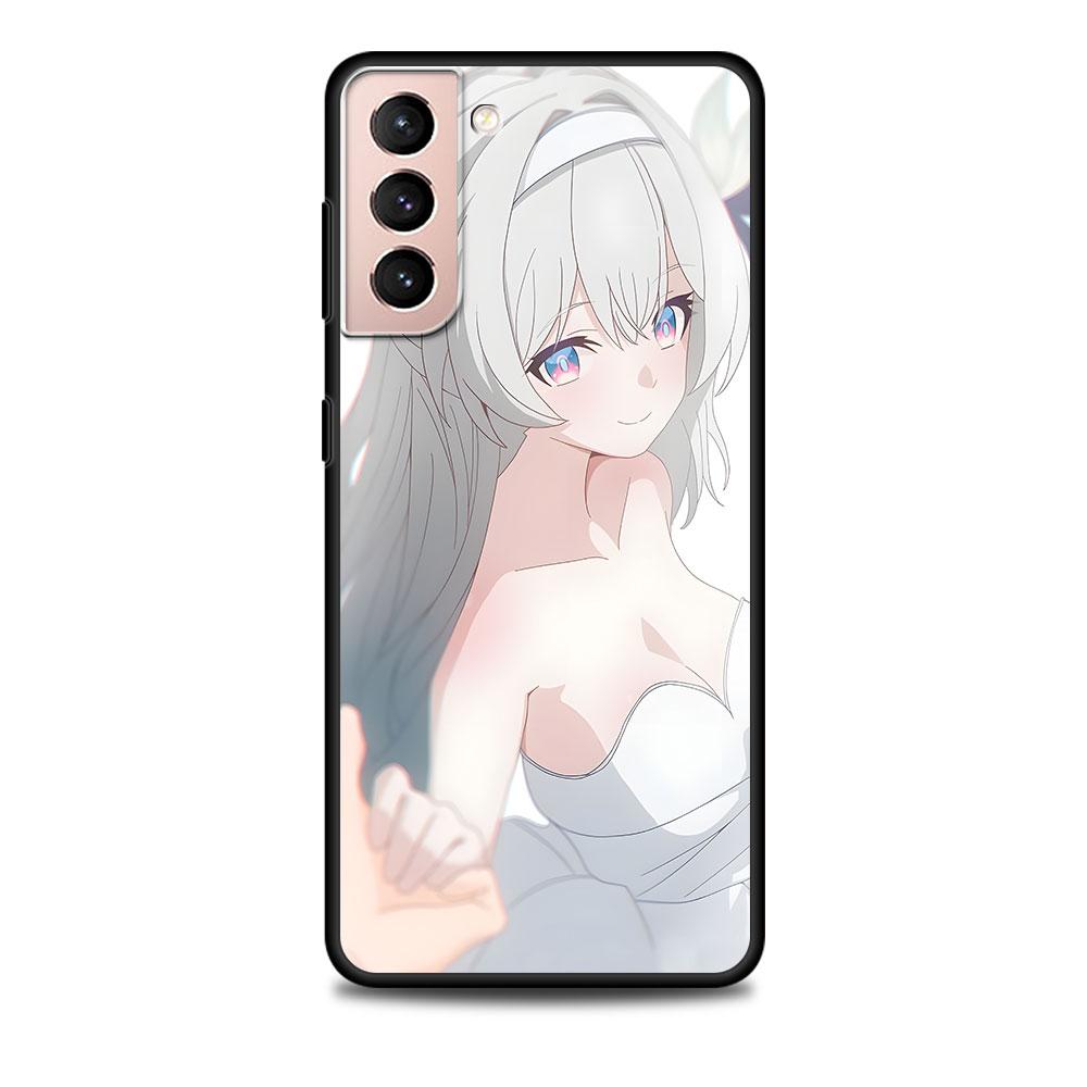 Pouzdro Firefly Honkai Star Rail pro Samsung Galaxy S23 S21 S22 S20 FE S9 S10 S24 Ultra S10e S9 Plus Měkký černý TPU kryt na telefon