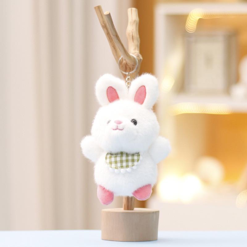 

Panda Toy Plush With Pp Cotton Filling Keychain For Kids Room Gift Accessory Rabbit