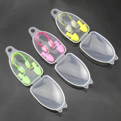 1 Set Portable Ear Plugs Waterproof Comfortable Flexible Nose Clip Earplugs Set for Swimming