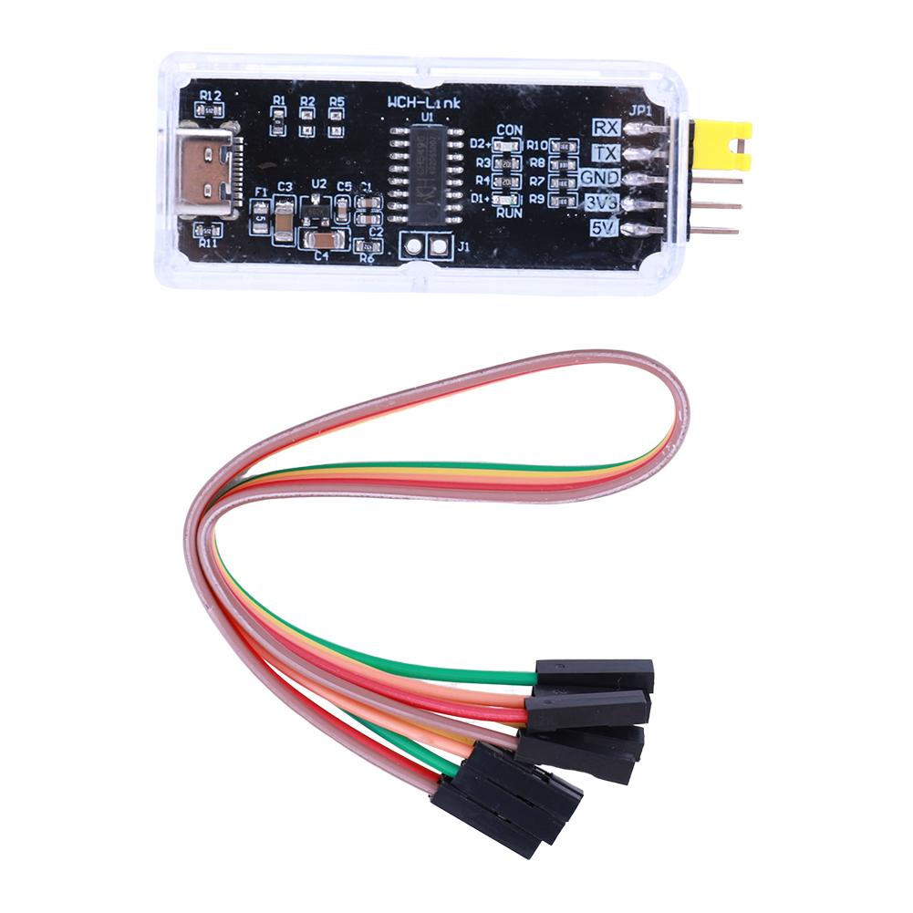 WCH Link Download Debugger CMSIS-DAP Download Type-C/USB Debug SWDTTL ARM 5V/3.3V