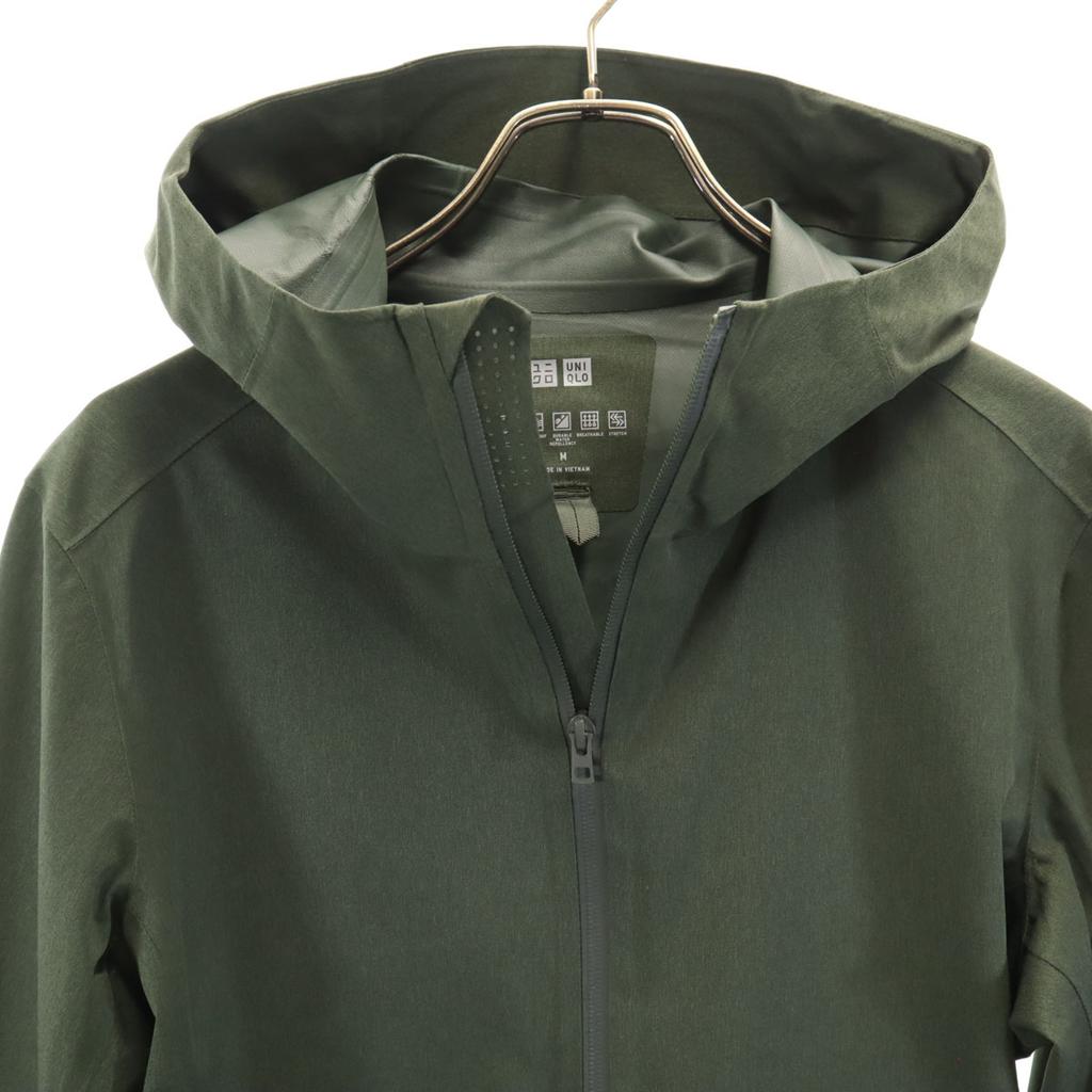 UNIQLO Long sleeve Block Tech Parker M khaki Men's Used