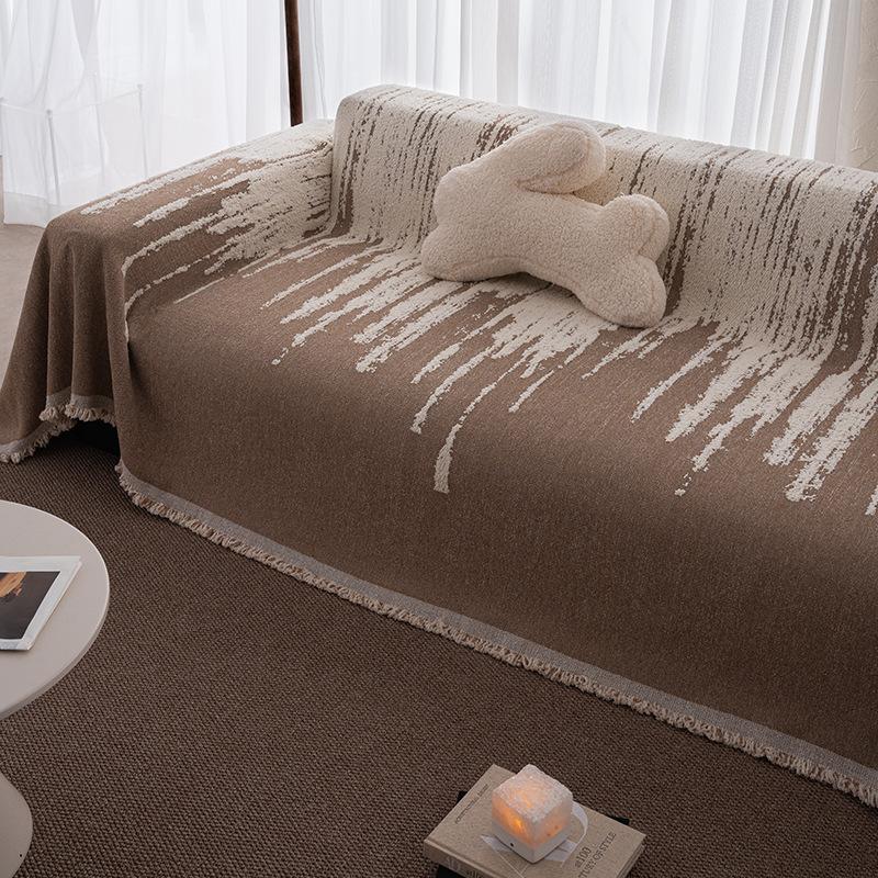 

Чехол на диван, Чехол на диван, Простая легкая роскошь, Универсальный пыленепроницаемый для всех сезонов, Цельный нескользящий диванный плед, Подушка для дивана 180*130cm
