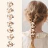 10Pcs Small Sparkling Rhinestone Flower-Shaped Hairpin Decoration For Women Girls Headdress Hair Accessories