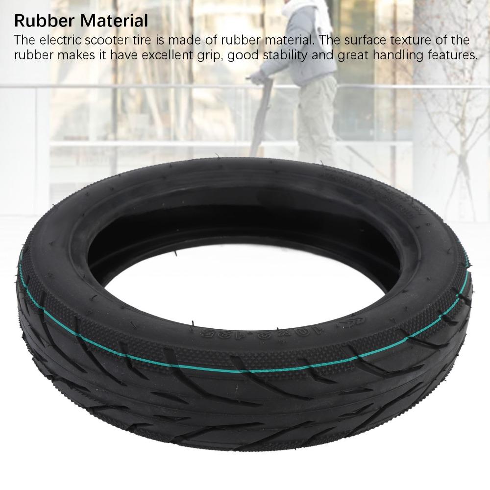 10x2.125 Tubeless Tire 10 Inch Rubber Vacuum Tyre Durable Scooter Tire  Replacement
