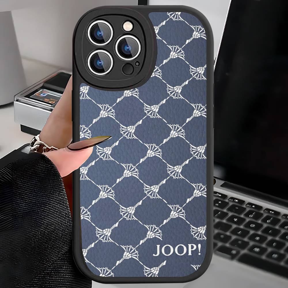 

Fashion Brand J-Joop Leather Phone Case For IPhone 16 15 14 17 Pro Max 11 12 Mini Plus Soft Shell 12 pro max