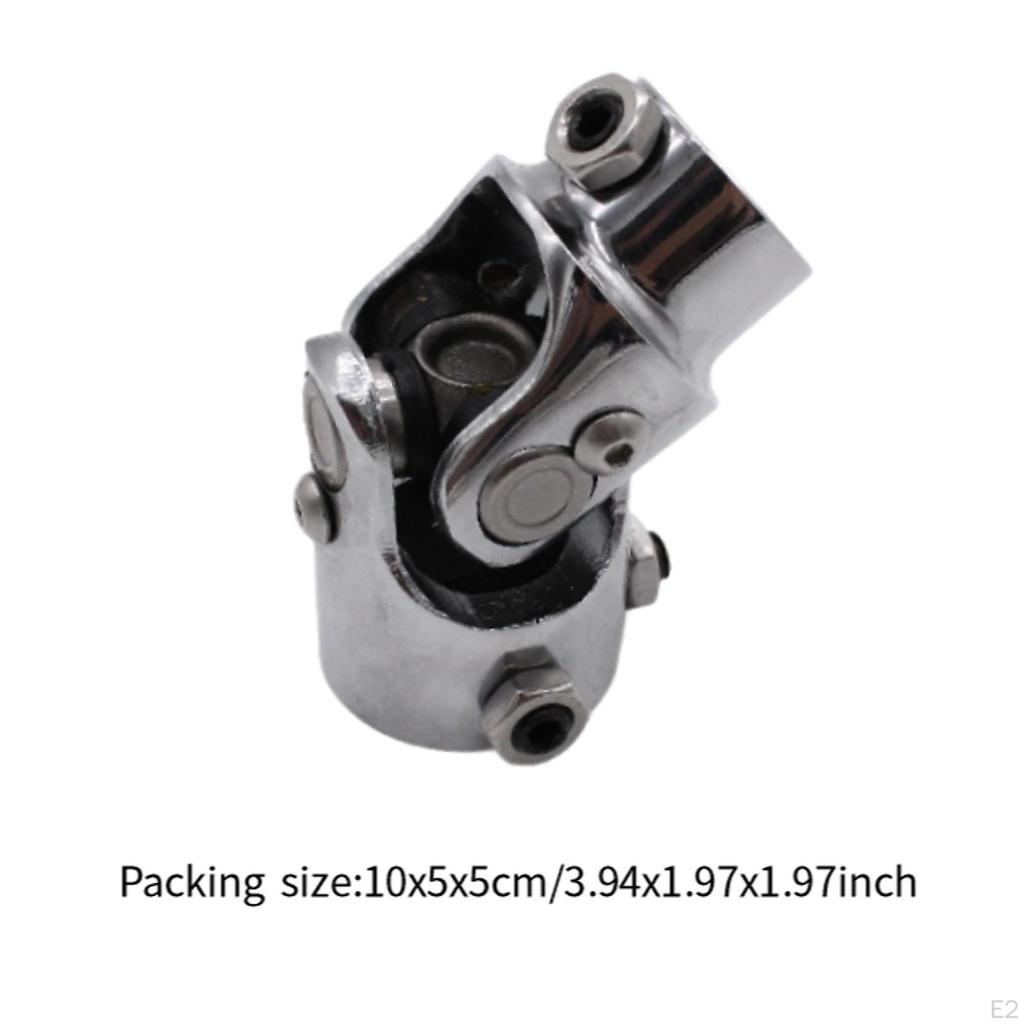 1" DD x 3/4" Steering Shaft Coupler Accessories Sturdy Simple Installation Repair Parts Silvery