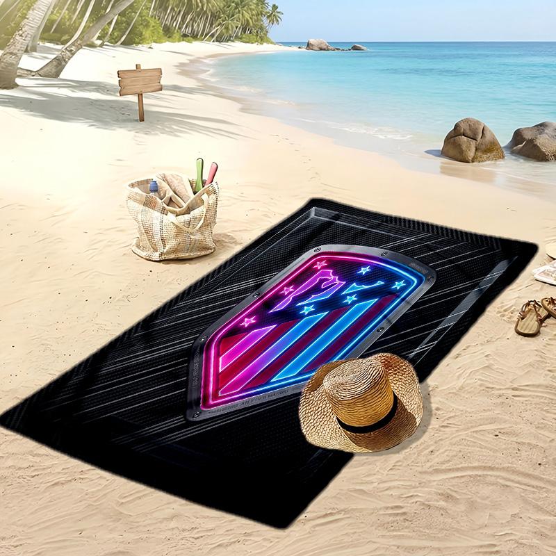 Atletico Madrid Printed Beach Towel Quick Dry Soft TowelPortable Large Rectangular Beach Blanket for Travel Swimming Pool