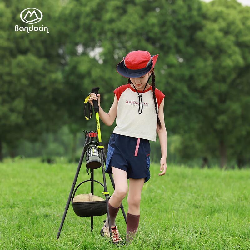 Girls  2025 Summer Color Block Sport T-Shirt 170