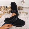 New Men and Women's Slippers Warm Platform  Low-top Snow Boots Slippers Women's Outdoor Anti-Slip Boots Shoes for Women
