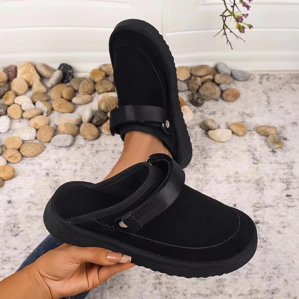 New Men and Women's Slippers Warm Platform  Low-top Snow Boots Slippers Women's Outdoor Anti-Slip Boots Shoes for Women
