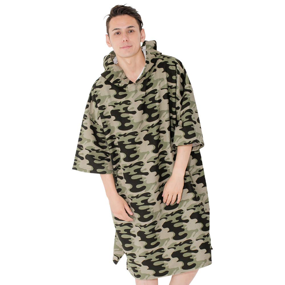 

FELLOW Surfing Changing Changing Adult Marine One Size Fits All Poncho, Poncho, Towel, Men s & Women s, Size, Microfiber, Absorbent, Quick-Drying,