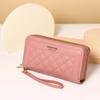 2025 Women's Long Wallet Double Zipper Wallet Large Capacity Card Bag Phone Bag