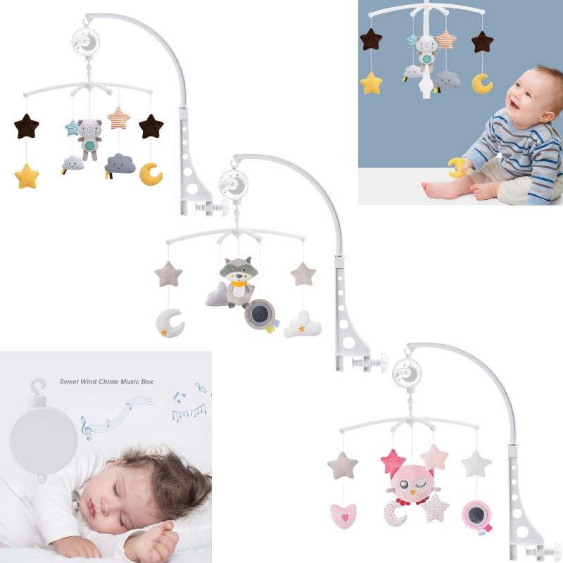 Baby Bed Bell Toy Rotating Musical Crib Rattle For 0-1 Year Olds No Battery Required China Manufacturer