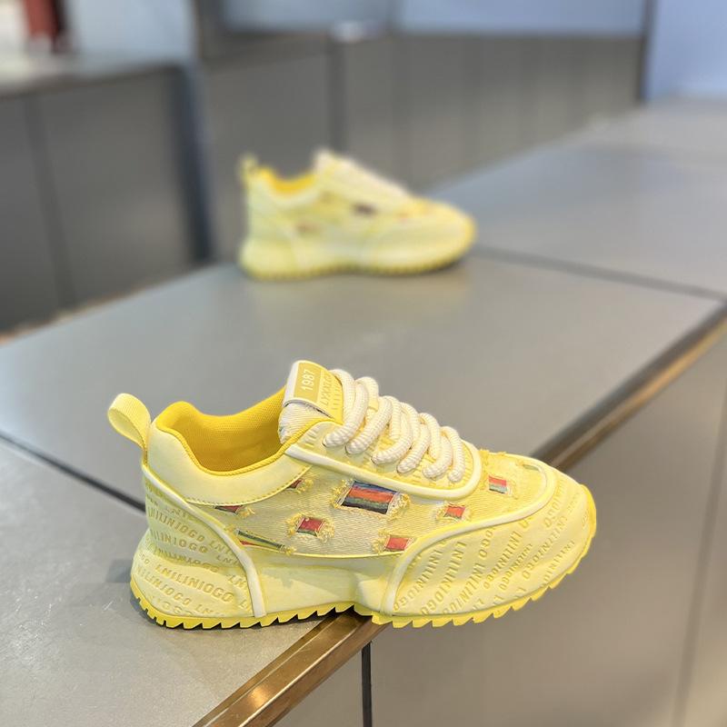 Lente nieuwe casual schoenen ademend en slijtvast papa schoenen