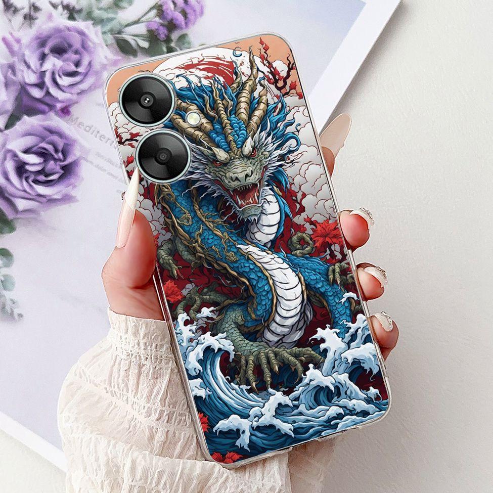 Clear Casing For Redmi 13C 13R 5G Cover For Redmi 13C 5G Case Luxury Butterfly Love Fashion Flowers Cool Cute Cartoon Painted