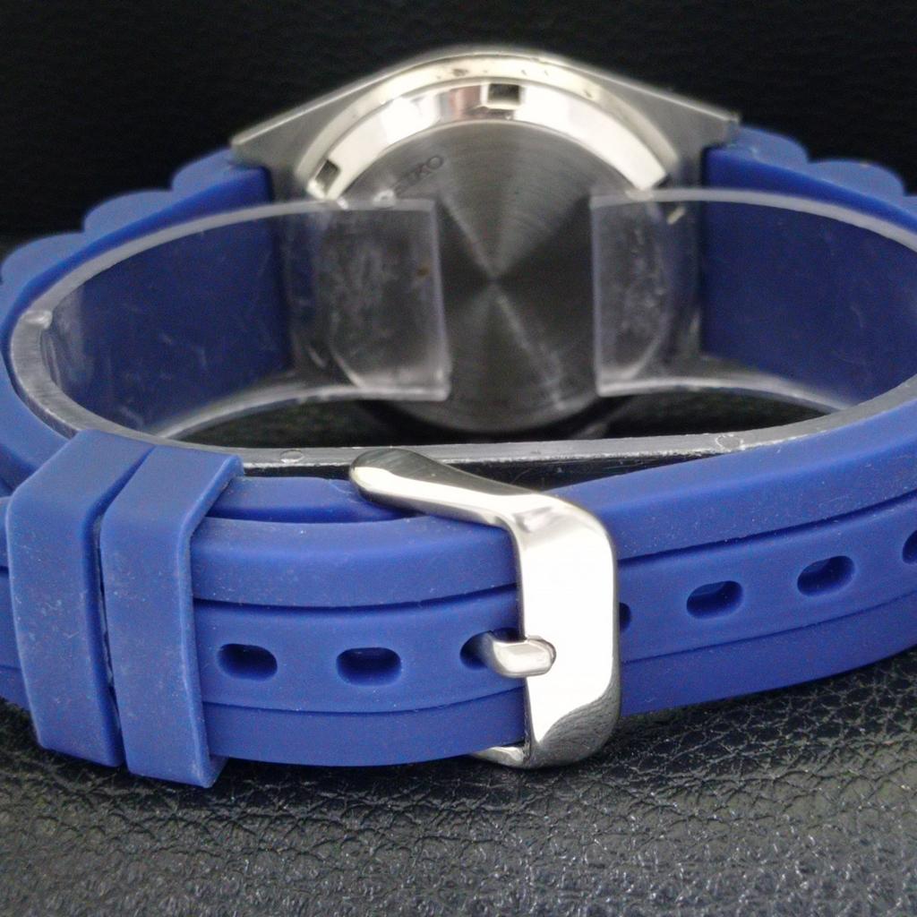 JAPAN VINTAGE SEIKO 5 AUTOMATIC 7009A MENS BLUE COLOR DIAL WATCH a702106-5 R208-a702106